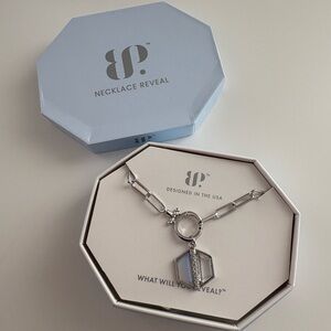 Bomb Party Proof of Impending Impact Necklace NK73141 Moonstone & Diamond CZ